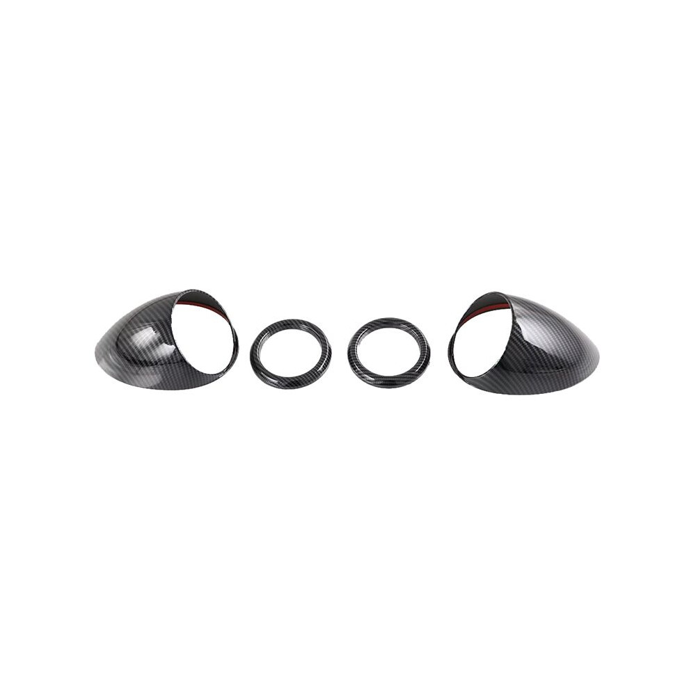 4Pcs Center Air Vent Outlet Panel Cover Trim Carbon Fiber Color For Light 6031762673441