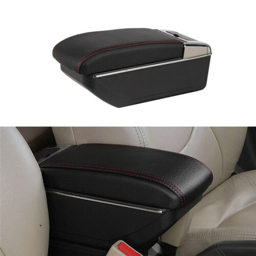 Per  SOLARIS Box Bracciolo per  Accent RB Solaris Verna 2011-2016 Box Bracciolo Auto, Linea Rossa 2