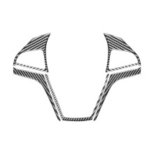 Fibra de Carbono para Camaro 2012-2015 Cubierta de Botón de Volante de Coche Embellecedor Accesorios Interiores
