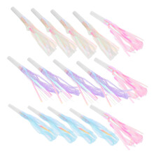 SOLUSTRE 24pcs Party Blowouts Vibrant Birthday Noisemakers for Celebrations Year Parties and Sporting Events