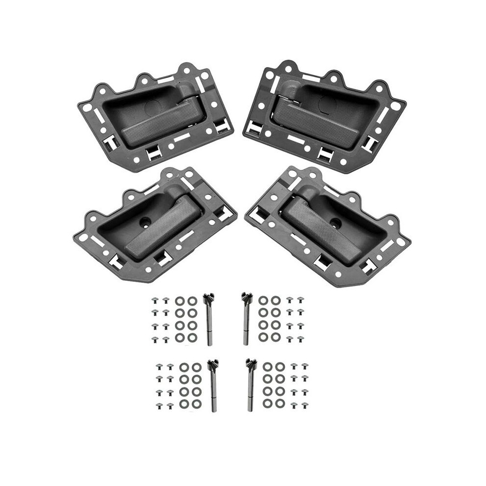 4Pcs Interior Inner Door Handle Pull For Grand Cherokee 2005-2011 1Jv471j3aa 1Jv461j3aa 5Hr411j3ak 5Hr421j3ak Lhd 6033792983828