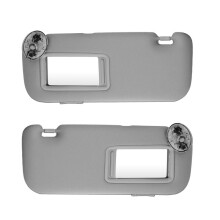 For   2007 - 2013 Car Interior Sun Visor with Mirror Grey Sun Shade Left Right Driver Passenger Side