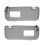 For   2007 - 2013 Car Interior Sun Visor with Mirror Grey Sun Shade Left Right Driver Passenger Side 1