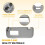 For   2007 - 2013 Car Interior Sun Visor with Mirror Grey Sun Shade Left Right Driver Passenger Side 2