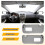 For   2007 - 2013 Car Interior Sun Visor with Mirror Grey Sun Shade Left Right Driver Passenger Side 3