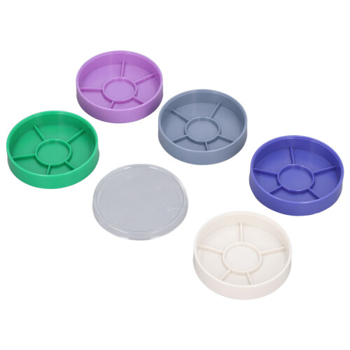 Colorful 5-Layer Watch Parts Storage Box Plastic Organizer