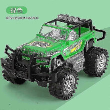 (As show, One size) Children's Toy Off-Road Vehicle Inertia Large ATV Pickup Truck Car Model Night Market Toys