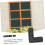10pcs Window Screen Frame Corners Plastic Brackets for DIY Screen  Kit and Door Assembly 3