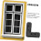 10pcs Window Screen Frame Corners Plastic Brackets for DIY Screen  Kit and Door Assembly 2