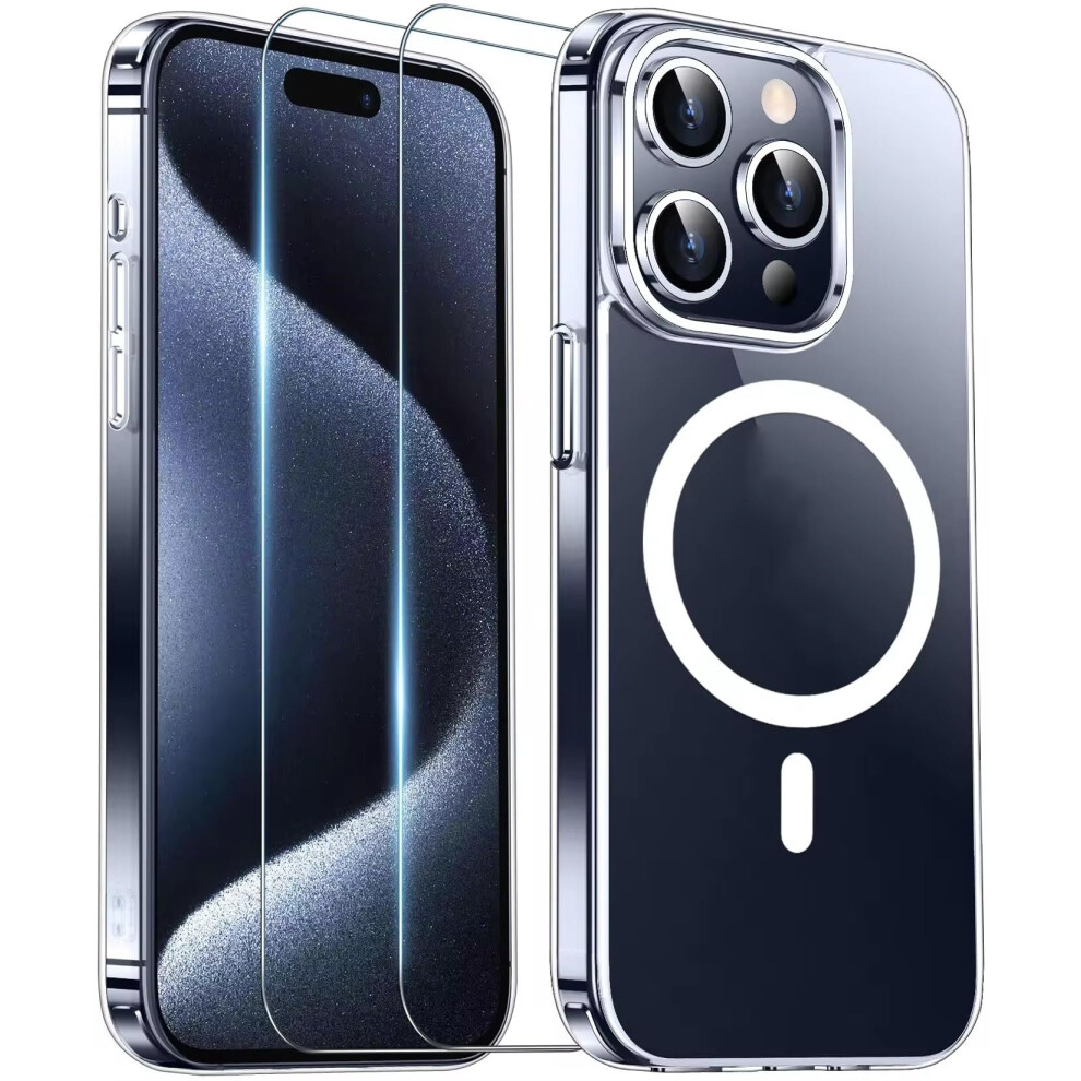Clear Case 6.1 Inch With Screen And Camera Lens Protector, Military Grade Drop Protection, Antiyellow Transparent Cover For Iphone 16 9073542366140
