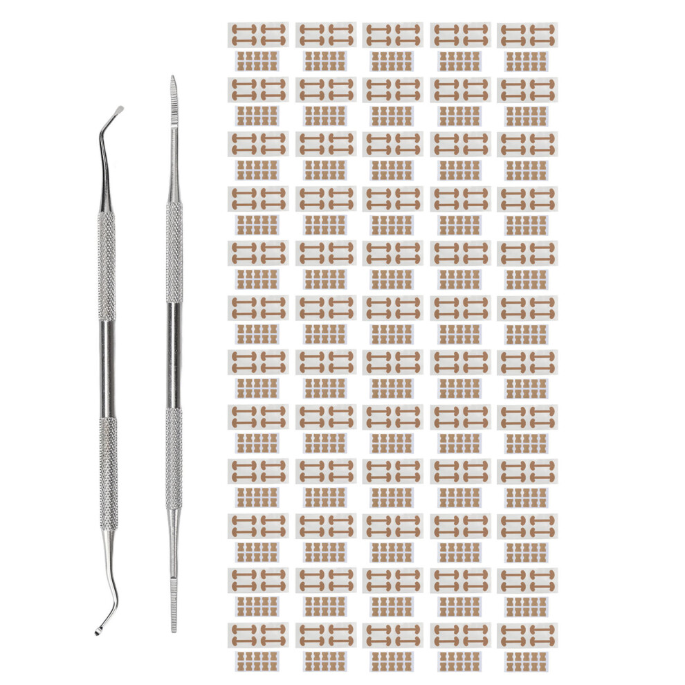 Easy To Use Home Solution Ingrown Nails Pain Relief Nail Lifters Nail Cleaning Treatment Ingrown Toenail Corrector Straightener Strips Double Sided