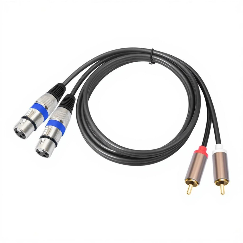 Fidelity Audio Cable 1.5M Plated Stereo Sound Cable With Dual Shielding For Home Theater Gold 9092120871678