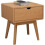 Mid Century Modern Nightstand with Drawer, Solid Wood Legs Bedside Table for Small Spaces 1