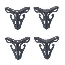 4pcs Iron Furniture Legs Durable Metal Coffee Table Sofa Cabinet Support with Floor Protection