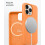 Liquid Silicone Case for iPhone 16 Pro Max, MagSafe Compatible Soft Microfiber Lined Cover, Periwinkle 4