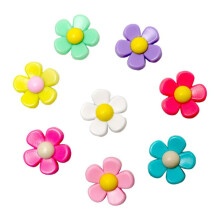 Accessoires de Charme de Fleurs pour Sacs Bogg et Fourre-Tout Simply Southern, Accessoires de Sac de Plage Fourre-Tout de Plage (8 Pièces)