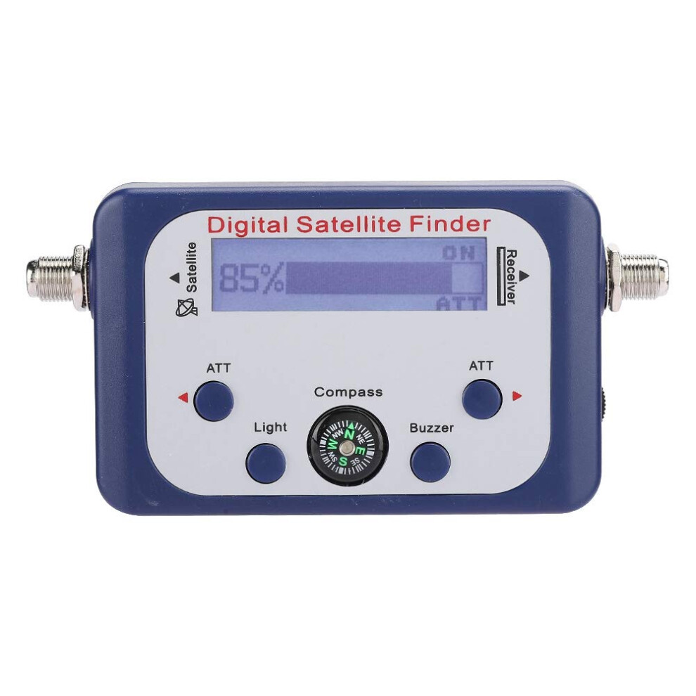 Satellite Signal Finder Meter With Builtin Amplifier And Buzzer For Accurate Tv Dish Alignment 9092120871807