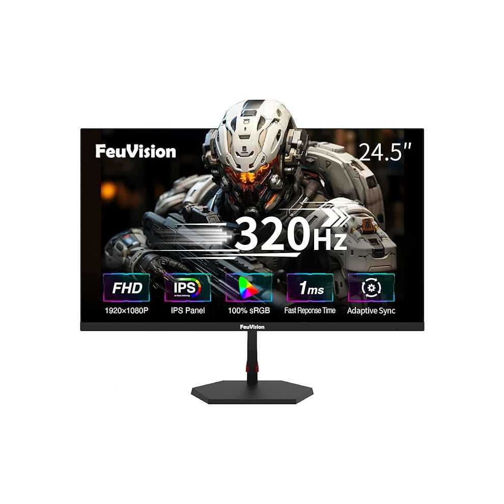 24.5Inch Up To 320Hz 240Hz Gaming Monitor, Fhd 1080P, Ips, 1Ms Response Time 012564735670