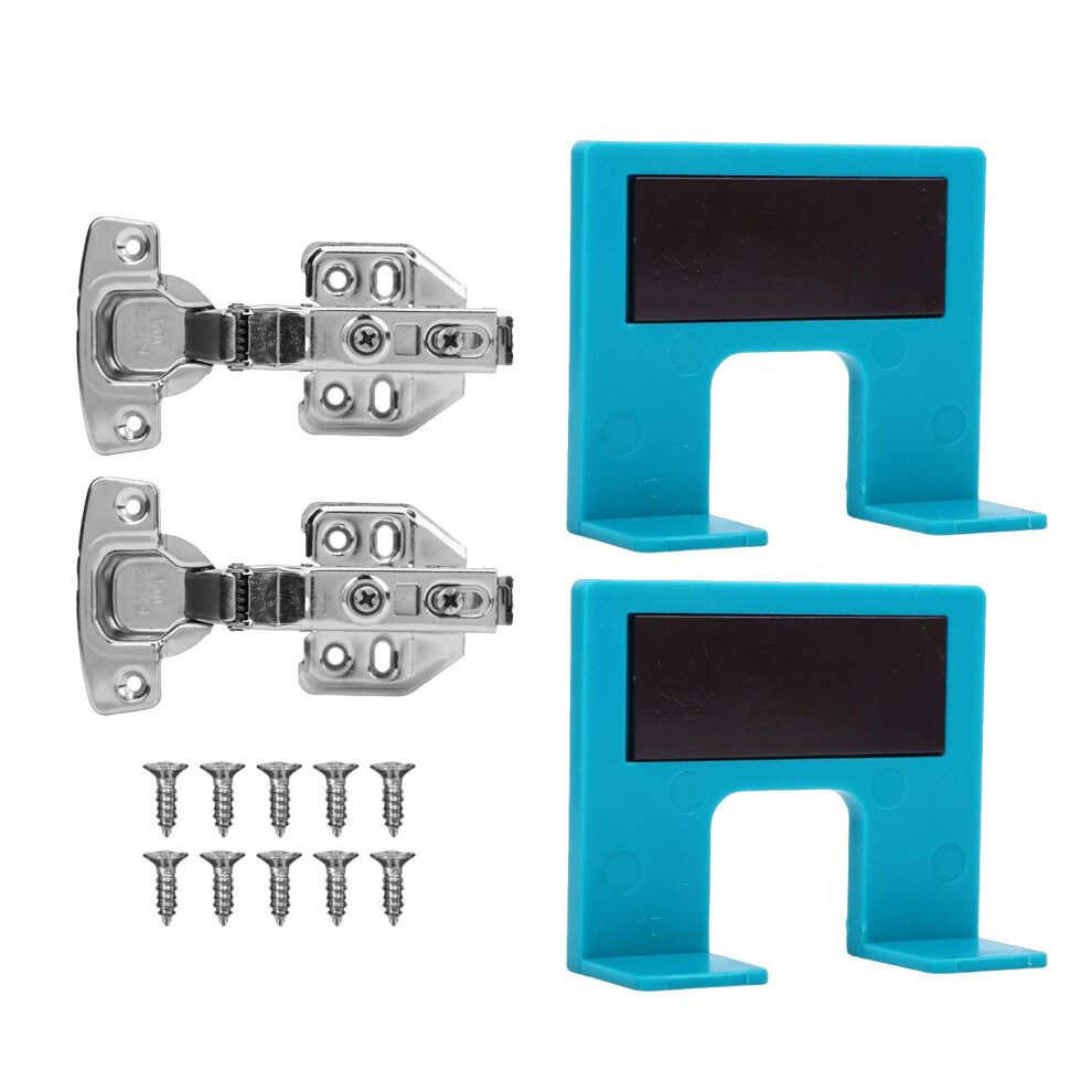 Magnetic Door Hinge Jig With Adjustable Guides For Fast Precision Cabinet And Door Installation (2Pcs) 9092120871845