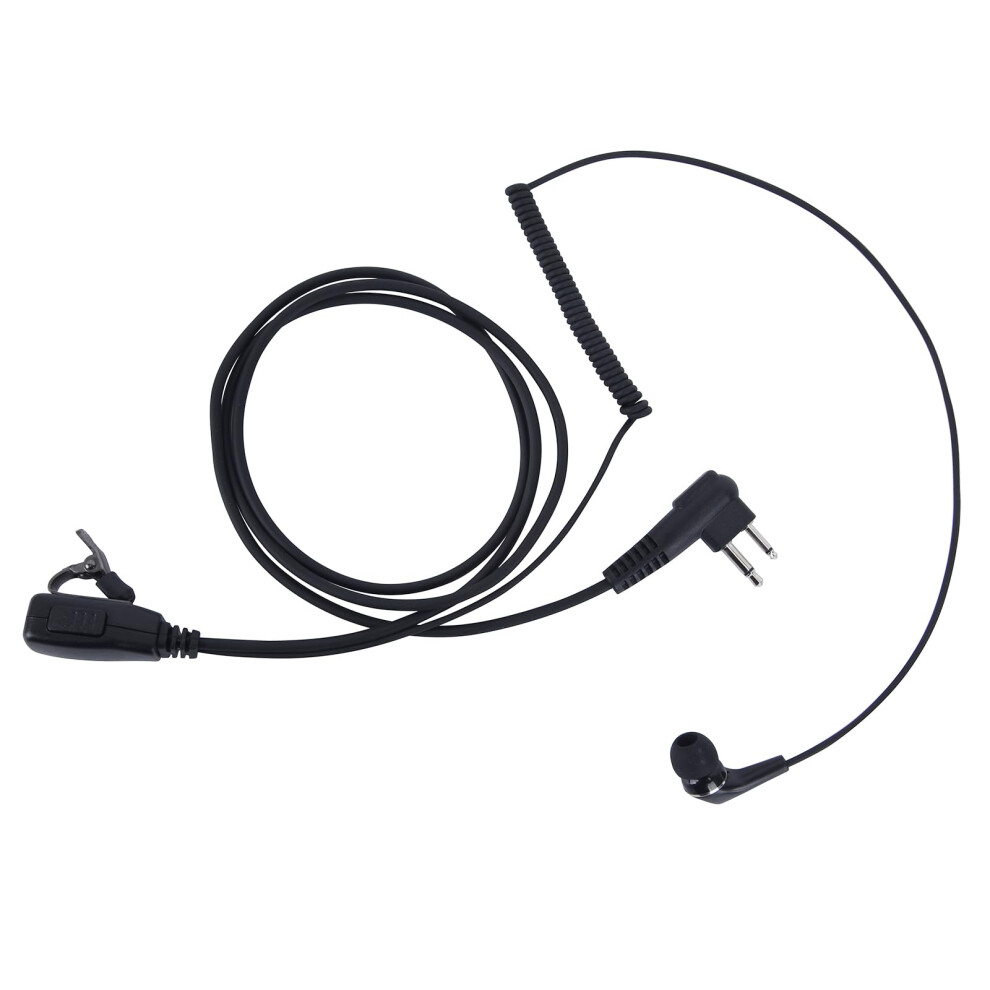 Twoway Radio Earpiece With Mic, 2Wire Ptt Headset For Motorola Cp200 Cp200d Cls1410 Bpr40 9169991135328