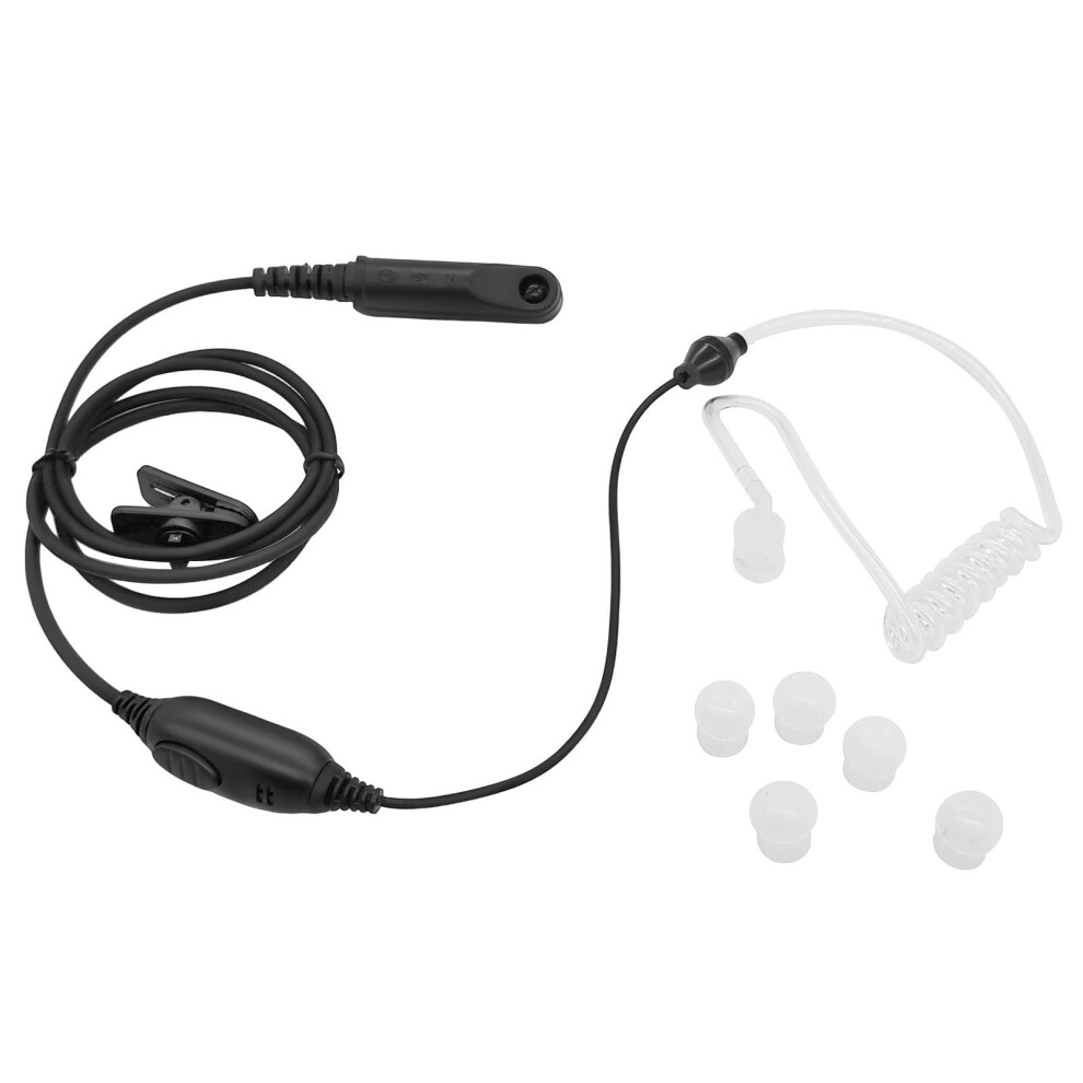 Earpiece With Ptt Mic For Baofeng Uv9r Plus Twoway Radio, Clear Acoustic Tube Surveillance Headset 9073542399377