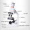 1200X Student Biological Microscope with LED and Phone Holder for Classroom and Home Use 2