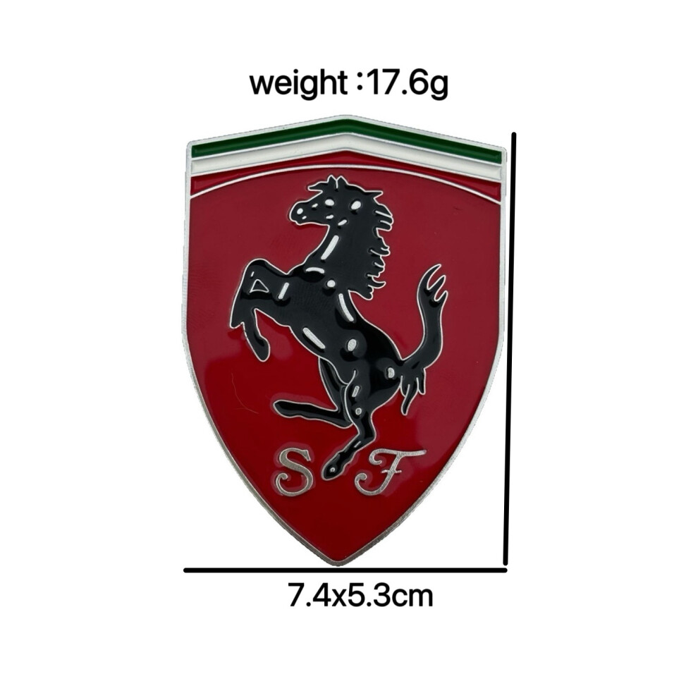 (Ferrari (Red)) Suitable For Car Labeling, Ferrari Car Label, Metal Car Label, Lamborghini Label, And Lamborghini Label. Red 4037248609760