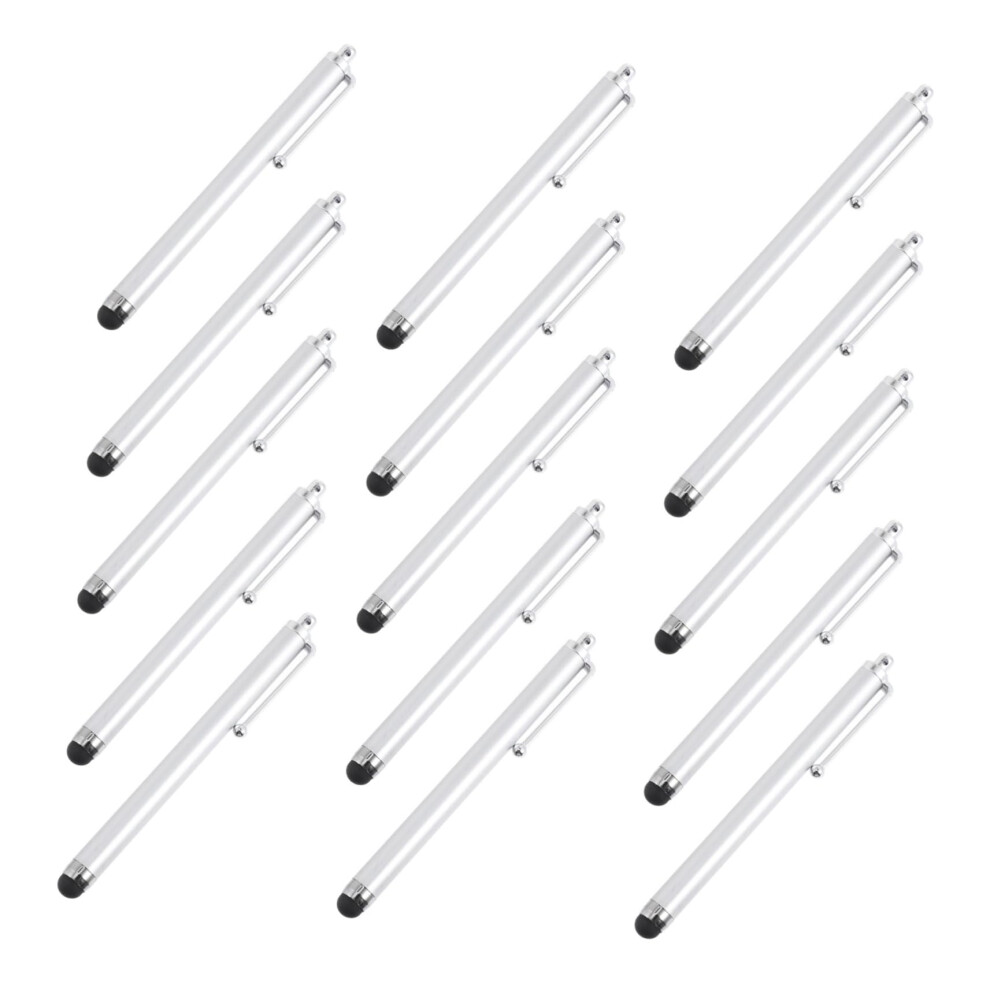 20Pcs Capacitive Stylus Pen With Replaceable Soft Rubber Tips For Sensitivity Drawing And Writing 9169991081502
