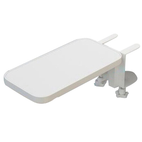 Armrest Pad Desk Computer Support Mouse Pad Wrist Support Arm Bracket Folding Keyboard Elbow Support Pad White