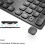 Teclado Sem Fio  Telefone Tablet Teclado  Mouse para   Android  Branco 6