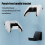 4 Pack Controller Wall Mounts for PS5 PS4  One  Pro Gamepad Controller Holder White 2