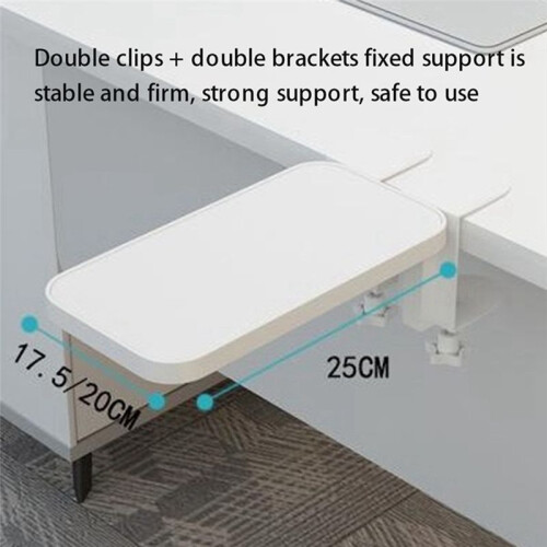 Armrest Pad Desk Computer Support Mouse Pad Wrist Support Arm Bracket Folding Keyboard Elbow Support Pad Black 2