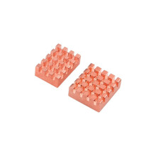 FöR OrangePi Orange Pi Zero 2W Ren Koppar KylfläNs för OrangePi CPU Moderkort Kylning Multifunktionella KylfläNsar