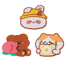Cute Room Decor Cute Animals Mouse Pad Non Coaster Kawaii Coffee Cup Mat Waterproof Table Mat