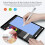 For  Surface Pro9/8/7/6/5/4 Book/Go Stylus Surace Pen Multi-Functional Convenient Stylus Pen, Silver 2