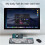 Tastiera e Mouse Wireless  Rotondi con Copritasti Adatti per Tablet e Laptop, Colore Bianco 3