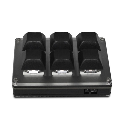 6-Key Wireless Customizable Keyboard 2.4G USB  Tri-Mode Key Customization Hot-Swappable Keys 2