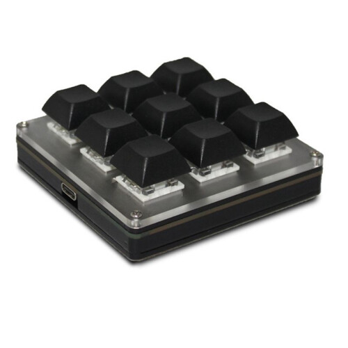 9-Key Wireless Customizable Keyboard 2.4G USB  Tri-Mode Key Customization Hot-Swappable Keys 1