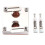 Metal Front Hole CPU Water Cooling Block Cooler South Bridge Northbridge Block for Computer CPU Block 1