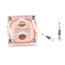 Front Hole CPU Water Cooling Block Cooler Acrylic Transparent South Bridge Northbridge Block for Computer CPU Block