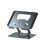 Universal Laptop Stand with 360 Rotating Base, Adjustable Height Multi-Angle, Foldable Mounted Reading Bookshelf Gray 1