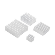 Voor Raspberry Pi 5 Heatsink CPU-Fittingontwerp met Zelfklevende Chip Thermische Geleidbaarheid Koeling Koellichaamset, C