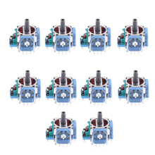 PotencióMetro de MóDulo de Joystick 3D de 10 Piezas para Piezas de ReparacióN de Joystick Vibratorio de Controlador de Juego PS5 PS4