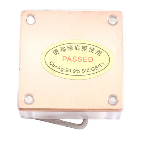 Front Hole CPU Water Cooling Block Cooler Acrylic Transparent South Bridge Northbridge Block for Computer CPU Block 2