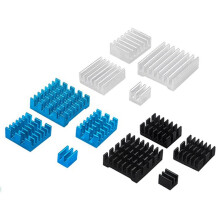 Voor Raspberry Pi 5 Heatsink CPU-Fittingontwerp met Zelfklevende Chip Thermische Geleidbaarheid Koeling Koellichaamset,A