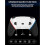 For Android PC 360 Steam TV Box  Wireless  Multifunction Convenient Practical Gamepad, White 7