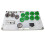 Arcade Joystick Hitbox Street Fighter Controller Fight Stick Game Controller Mechanical Button for PC/PS4/ ,Green 2