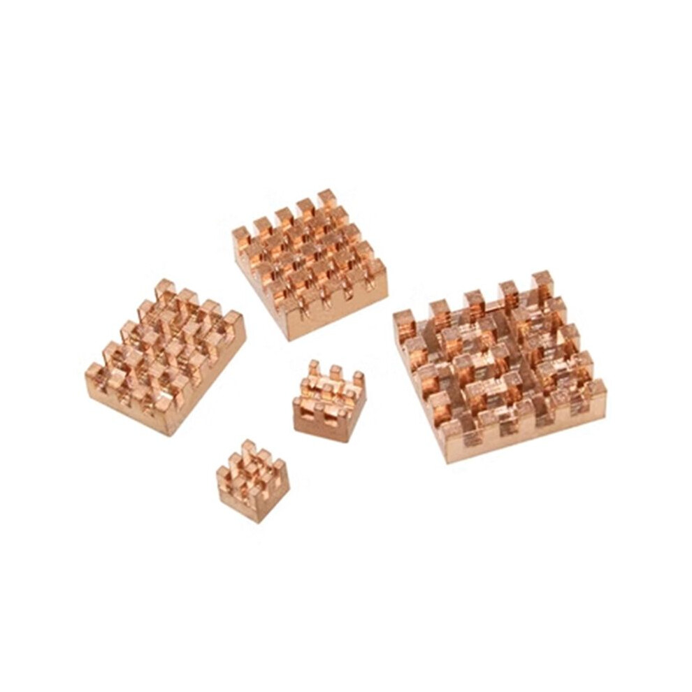 Heat Sink For Raspberry Pi5 Copper Thermal Heatsink Chip Thermal Heatsink With Adhesive Backing Cpu Memory Slot Heatsink 4713037787306