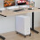 Adjustable Computer Tower Stand with Rolling Caster Wheels Mobile PC Holder Tower Stand Fit Most Computer Gaming PC 8