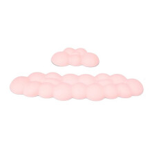 1Set Cloud Wrist Rest Ergonomic Mousepad Keyboard Mouse Pad with Wrist Rest PU Leather Non-Slip Pad Accessories